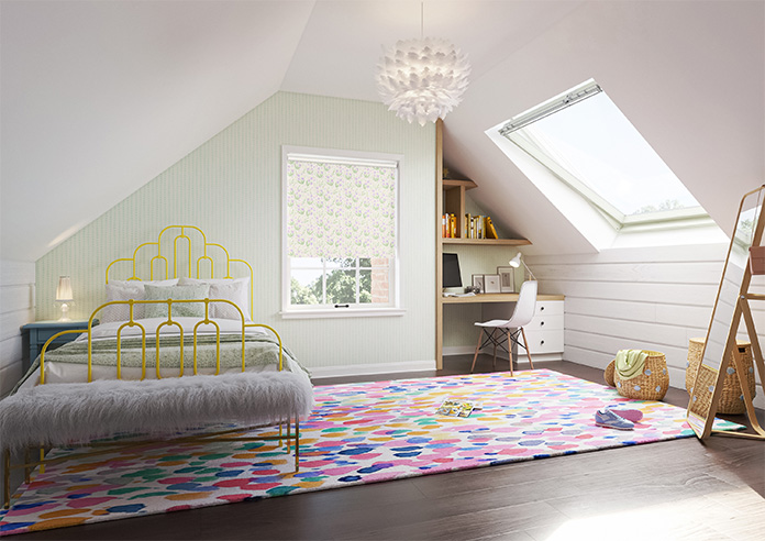 Wildflower, Iris - Twist&Fit Roller Blind - Image 7